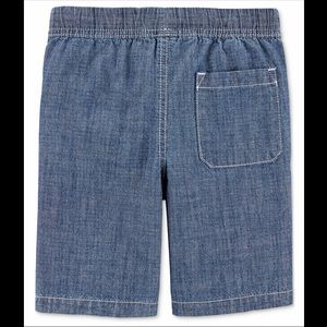 Carter’s Little Boys Cotton Chambray Shorts
